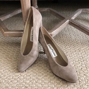 Vintage Evan Picone Tan Suede Classic Pumps 6.5